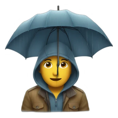 Rainy day sticker