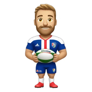 Coupe du monde de rugby en France  sticker