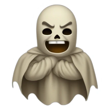 Fantôme qui a peur sticker