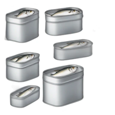 sardine in a tin sticker