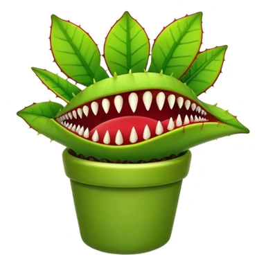 venus fly trap sticker