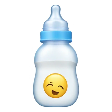 Baby Bottle with milk  sticker