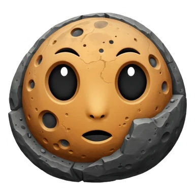 a realistic planet of phobos sticker