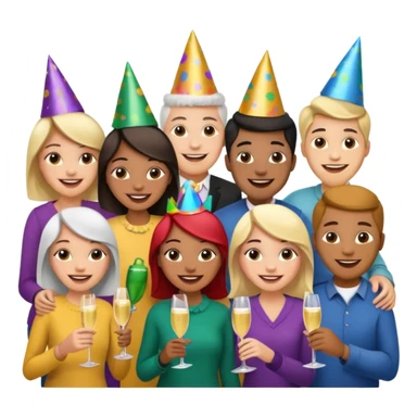 Friends and family sticker