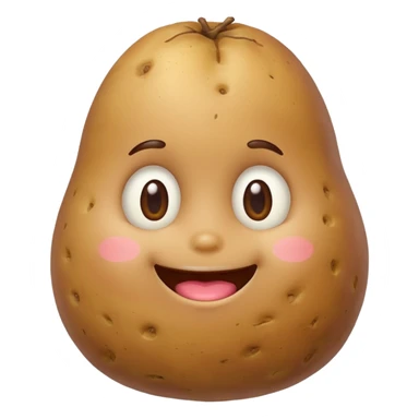 Patate kawaii sticker