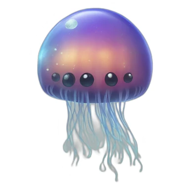 Jellyfish Moon sticker