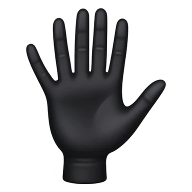 black hand shows class sticker