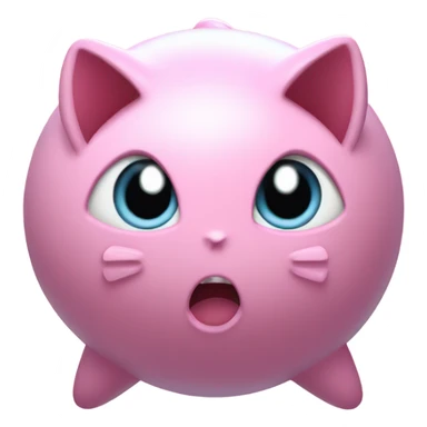 Jigglypuff punching bag sticker