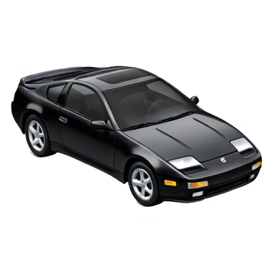Black Nissan 300zx with T-top sunroof from 1996 sticker