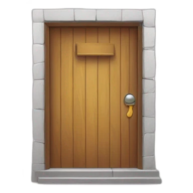 Chat sur une porte sticker