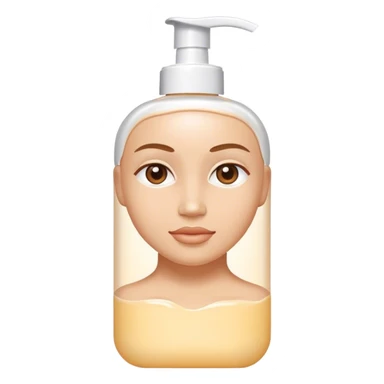 Face moisturizer sticker