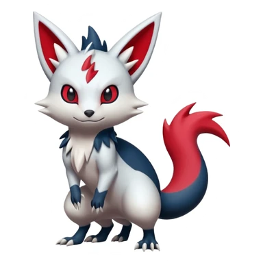 Sneasel-Zangoose-Fakémon-hybrid-creature (full body)  sticker