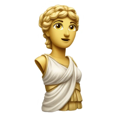 athena statue sticker