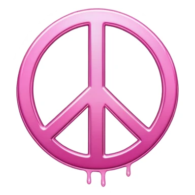 A peace sign with a tonge though it sticker