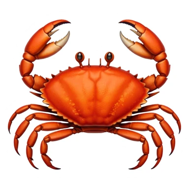 Crab in the fire sticker