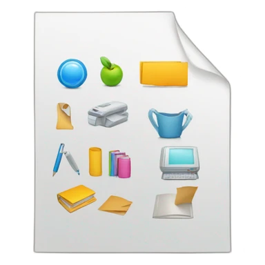 catalog document sticker