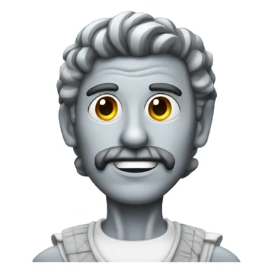 mr mercury planet grey sticker