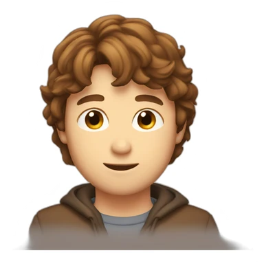 Brown hair Arthur And  beers sticker