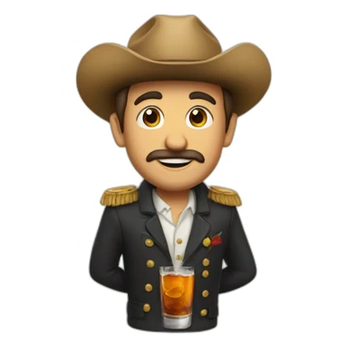 czerwony rum sticker