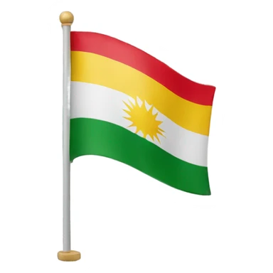 kurdistan flag sticker