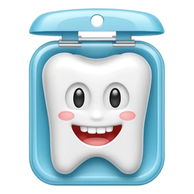 pack of dental floss sticker