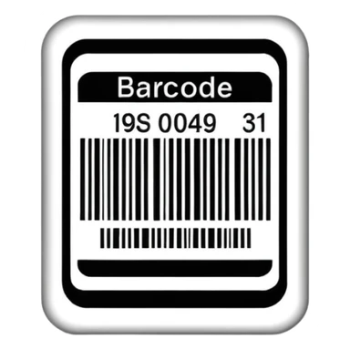 Barcode label sticker