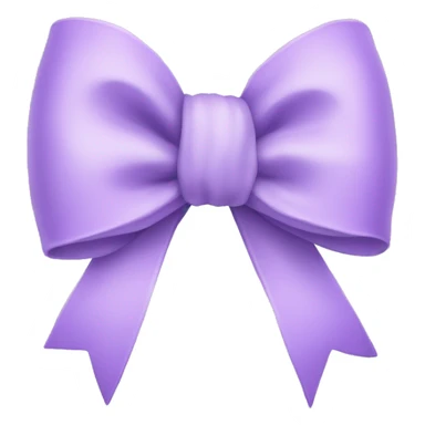 pastel purple bow sticker