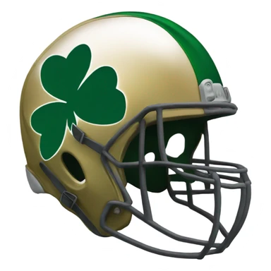Fighting Irish helmet sticker