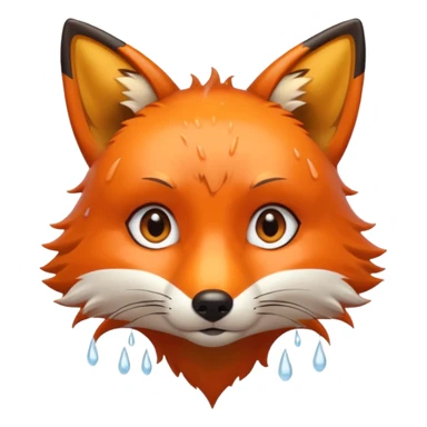 wet fox sticker