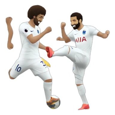 Kylian mbappé ans Mohamed Salah dancing sticker