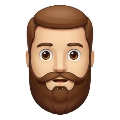 an epic beard sticker