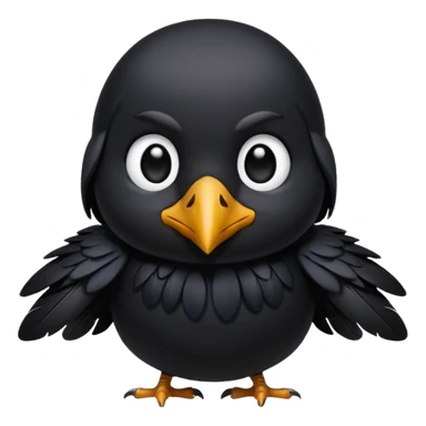 raven chibi emoji sticker