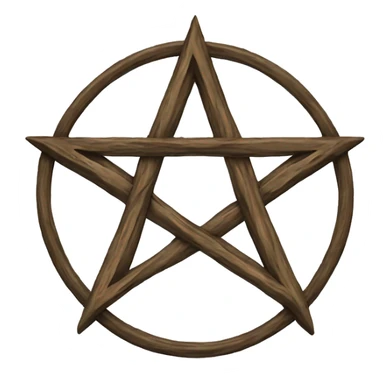 half heart half pentagram heartagram sticker
