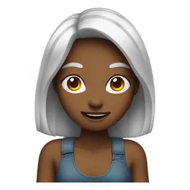 Girl partying sticker