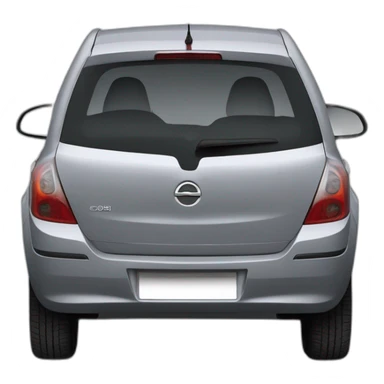OPEL CORSA C DE COLOR GRIS 5 PUERTAS sticker