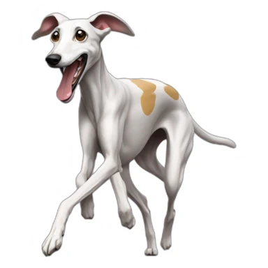 galgo corriendo sticker