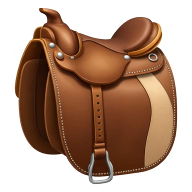 Horse saddle  sticker