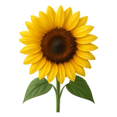 sunflower sticker