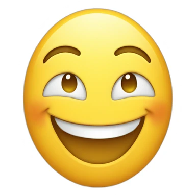 Grinning emoji face sticker