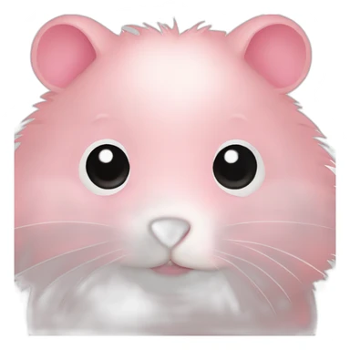 hamster pink sticker