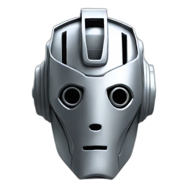 Cyberman head sticker