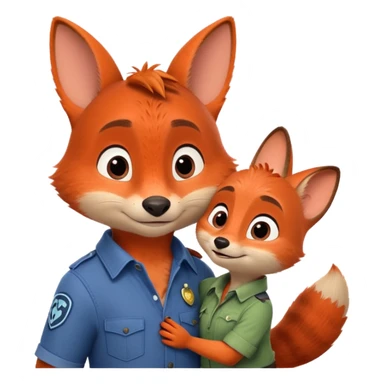 Nick Zootopia enamorado sticker