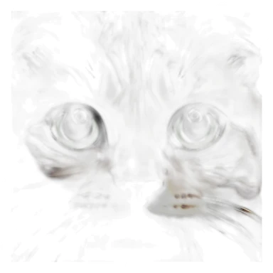 cat paint pop art sticker