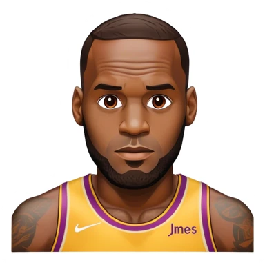 lebron james on dih sticker