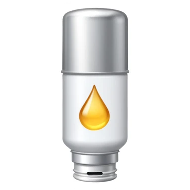 a white color oil paint tube sticker