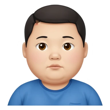 Fat chinese boy sticker