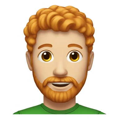 Portrait, Irish Male, 34, Ginger, Facial Hair sticker