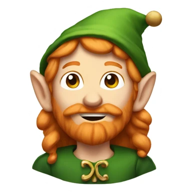 Ginger elf  sticker