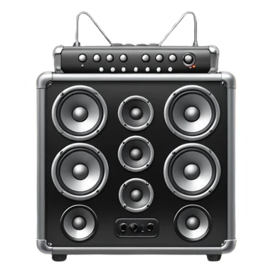 music sound box stage  sticker