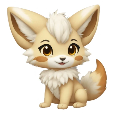 Anthro Chibi-style-Fur-Sona-Fakémon Full Body sticker